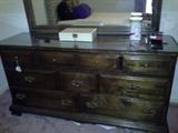 Pecan Dresser Solid Wood