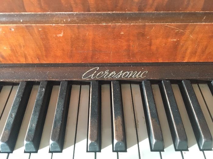 Aerosonic upright player piano