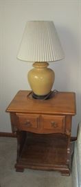 end table and lamp pairs     BEDROOM
