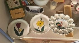 rooster egg plate