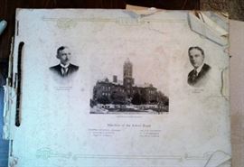 1916 Central High School book