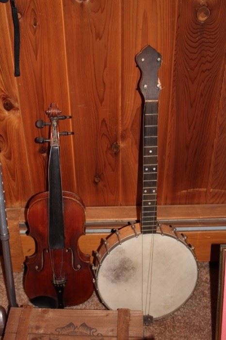 Banjo and Violin