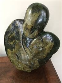 Zimbabwe Shona Stone sculpture, "Mother and Child"