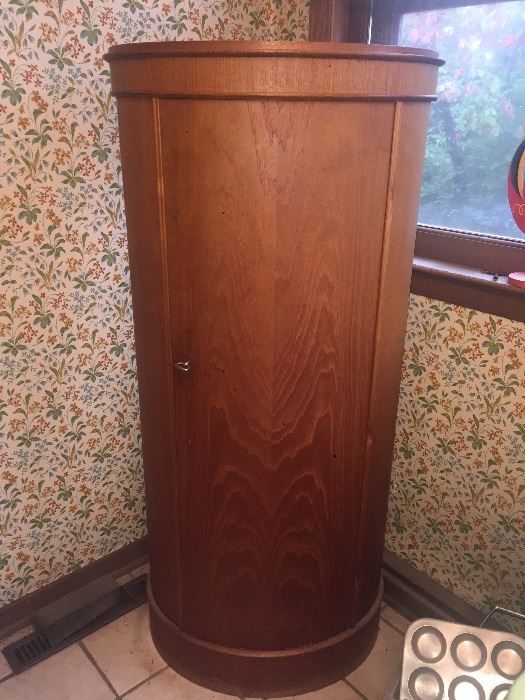Vintage curved cabinet