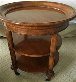  Multi-Use Round Tray Table on Casters