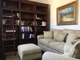 Sleeper Sofa with Roll-Arm,  Makes into Full-Sized Bed