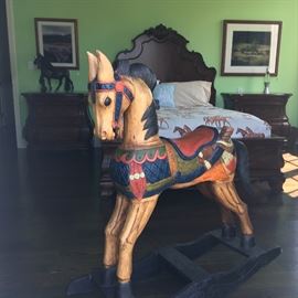 Hand Crafted, Boldly Painted Horse