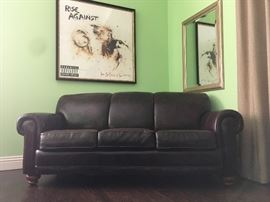  Always a Classic, Always Useful... Leather Sofa