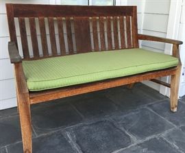 Weathered Teak Bench