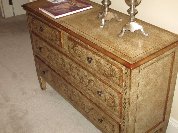 French style handpainted dresser