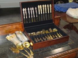 Silver plate flat ware