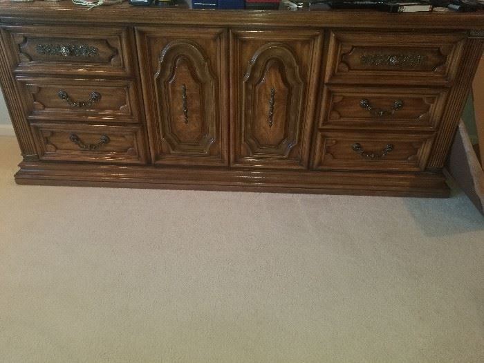 dresser or buffet server sold separately or with set
