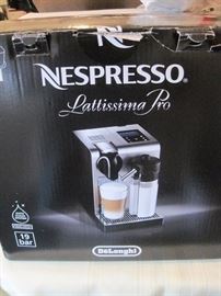 Nespresso Lattissima Pro. We have 2 of these new in the box.