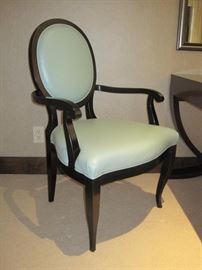 One of two Chairs by Swaim.