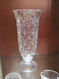 Irish Crystal Vase by Shannon.