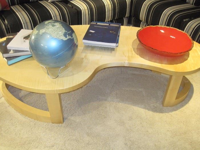 Kidney shaped Coffee Table.