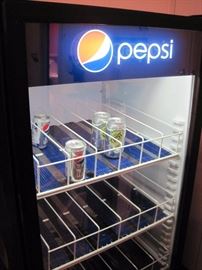 Commercial Pepsi Fridge.