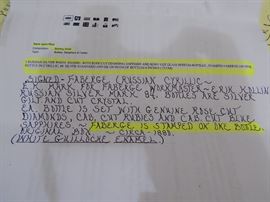 Faberge Perfume bottles from estate