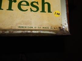 Vintage advertising signs, Michigan Peat, Coca Cola, Tobacco, Chesterfield, Soda, petroliana