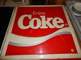 Vintage advertising signs, Michigan Peat, Coca Cola, Tobacco, Chesterfield, Soda, petroliana