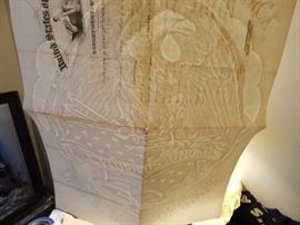 antique documents, antique US Passports, Special Passport, Cuba, Alabama, California, Civil War