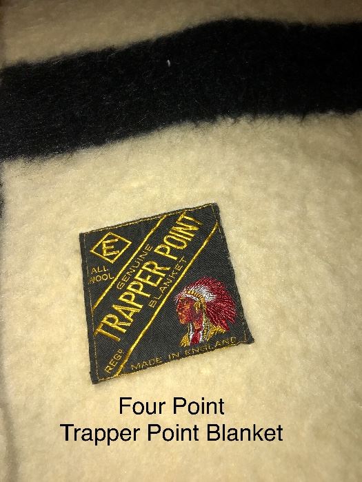 Trapper Point Four Point Wool Blanket