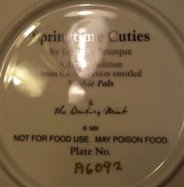 The Danbury Mint Yorkie limited edition plates