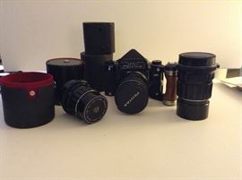 Pentax professional camera w/ lenses