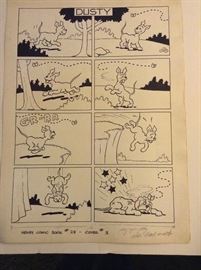 20.25in x 15in
Approximately 43 illustrations of various characters. 