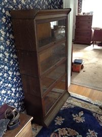 Oak barrister bookcase