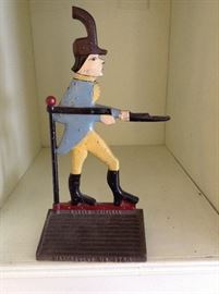 Early doorstop in original paint