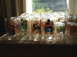 Large selection of character glasses