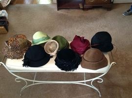 Nice selection of ladies hats