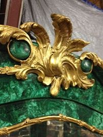 Metal gilt work