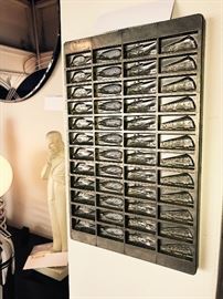 Art Deco Anton Reiche - Germany Chocolate Bar Mold ~ Cars, Blimps, Ships And Trains