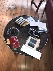 Art Deco Folding Shipboard Side Table ~ Assorted Art Deco Cigarette Cases