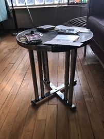 Art Deco Folding Shipboard Side Table