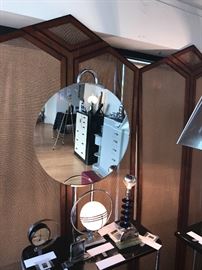 American Art Deco Console Table With Mirror By Wolfgang Hoffmann For Howell Company