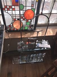 Frank Lloyd Wright Coonley Playhouse Stained Glass Window 1988 Oakbrook Esser Studios