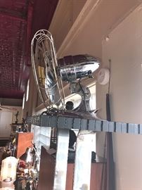 Vintage Made Rite Chrome Fan