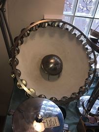 Killer Art Deco Ceiling Fixture With Lucite Balls ~ AS IS