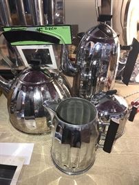 Belgium Art Deco Coffee / Tea Service By Demeyere ~ Complete Set