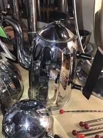 Belgium Art Deco Coffee / Tea Service By Demeyere ~ Complete Set