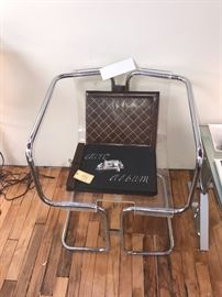 Funky 1970's Lucite And Chrome Chairs ~ 1940's Car Album