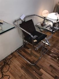 Funky 1970's Lucite And Chrome Chairs ~ 1940's Car Album