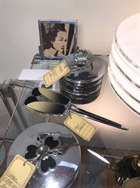 Assorted art Deco Powder Boxes And Dresser Sets