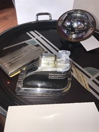 Art Deco Ronson Touch Tip Table Cigarette Lighter