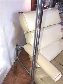 RARE 1930's Gilbert Rohde For Troy Sunshade Company Reclining Chair And Ottoman ~ Seat Cushion As IS