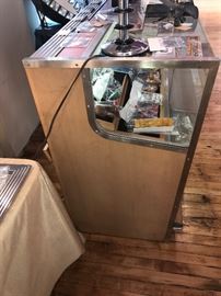 Vintage 1930's Sheaffer's Lighted Fountain Pen Display Cabinet With Keys