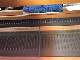 Vintage 1930's Sheaffer's Lighted Fountain Pen Display Cabinet With Keys